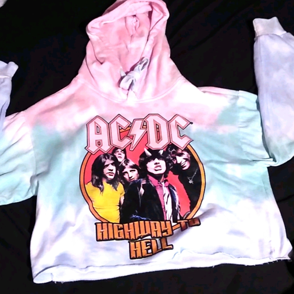 ACDC CROP HOODIE